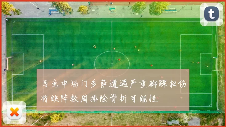 马竞中场门多萨遭遇严重脚踝扭伤将缺阵数周排除骨折可能性